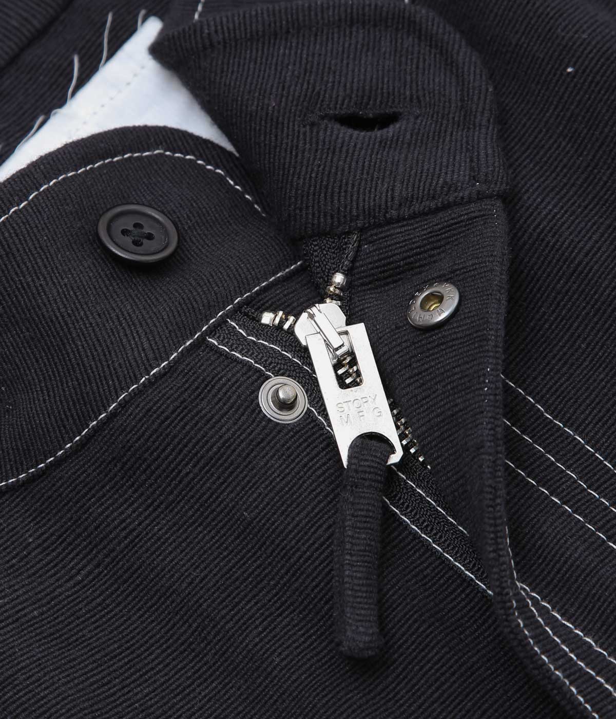 STORY MFG ''BRAMBLE PARKA'' (BLACK WONKY-WEAR)
