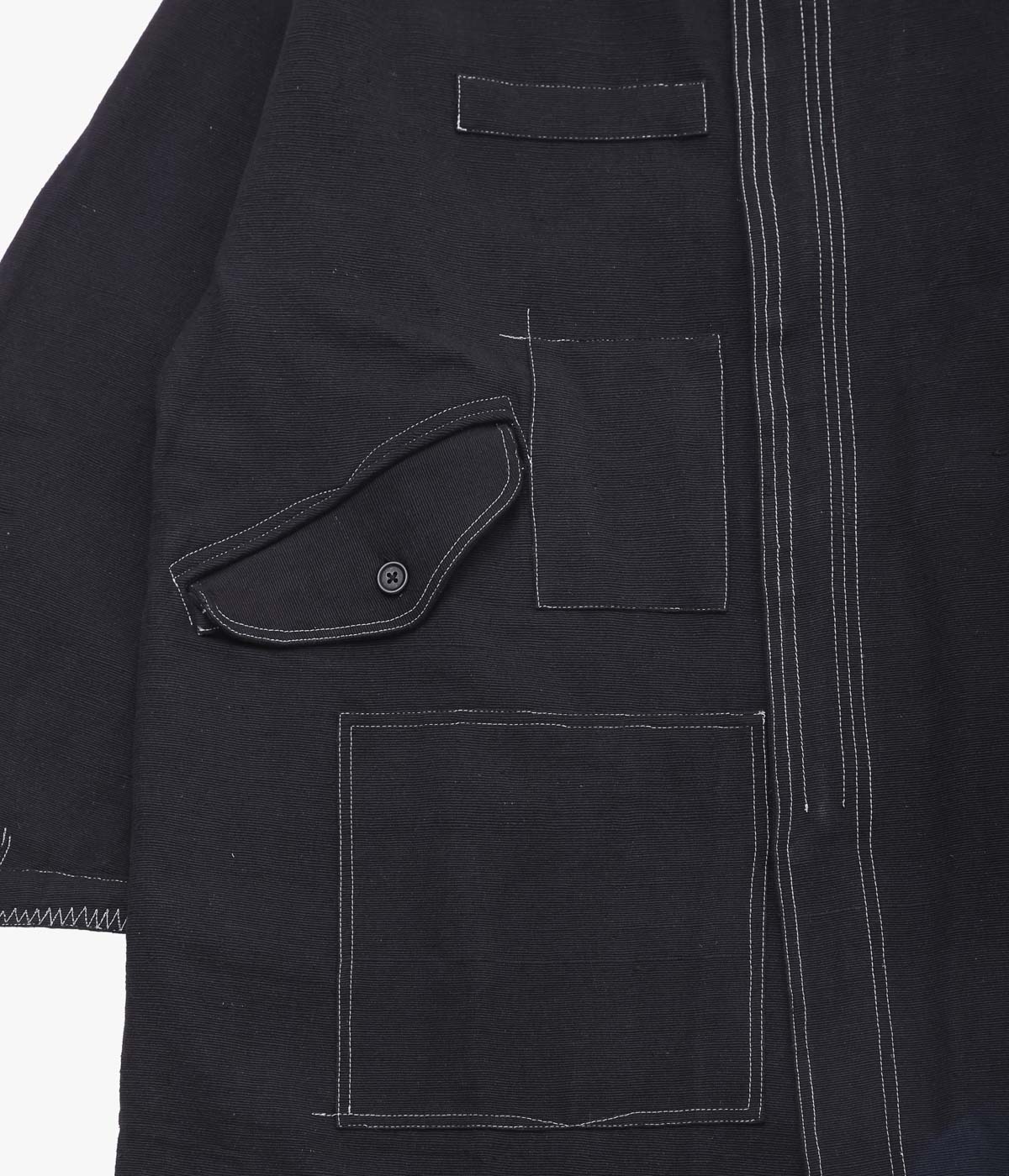 STORY MFG ''BRAMBLE PARKA'' (BLACK WONKY-WEAR)
