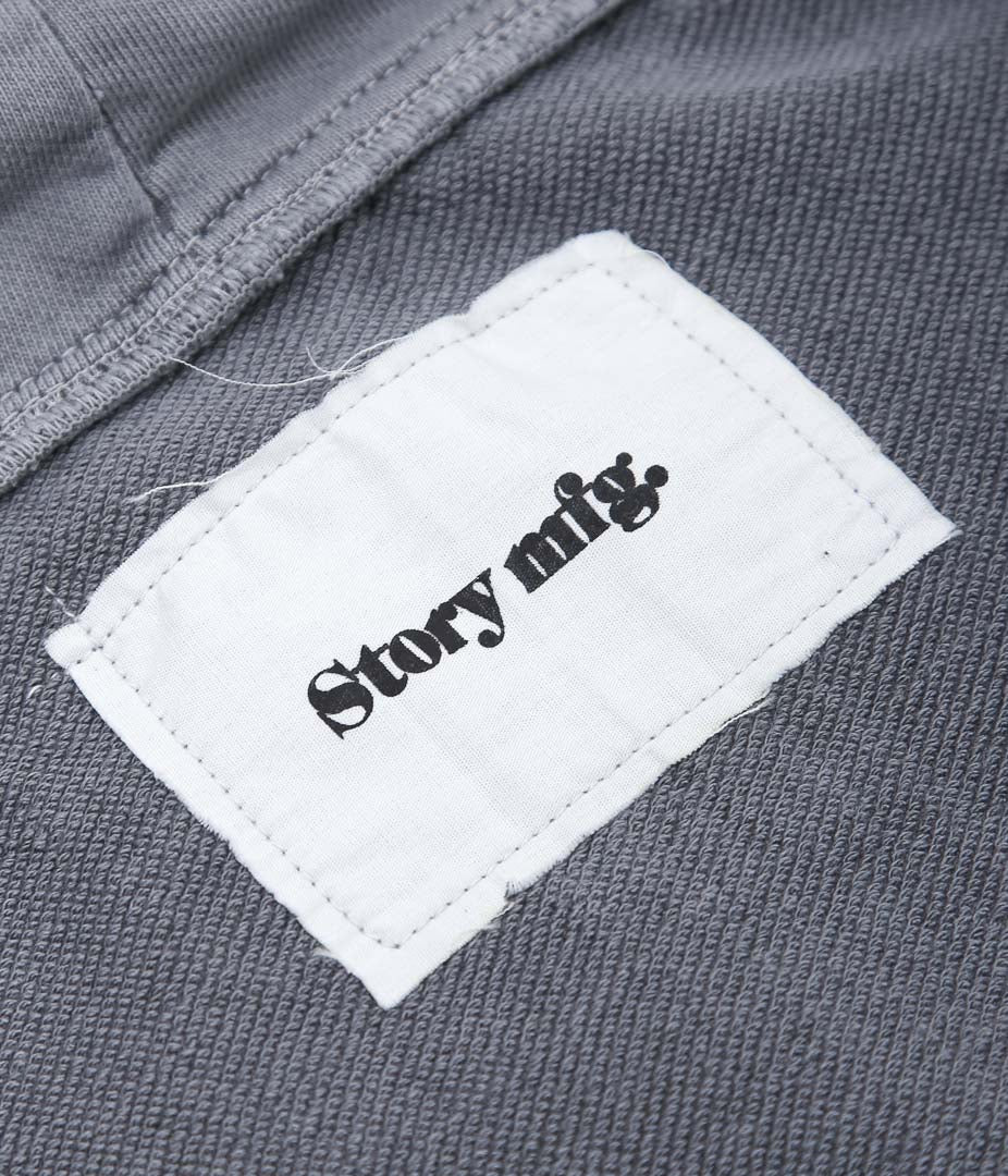 STORY MFG ``GEO ZIP HOODIE'' (BLACK)