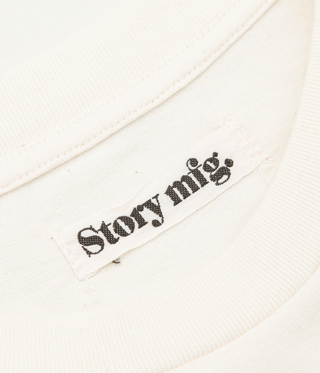 STORY MFG ''GRATEFUL TEE LS'' (ECRU PATCHWORK BEAR)