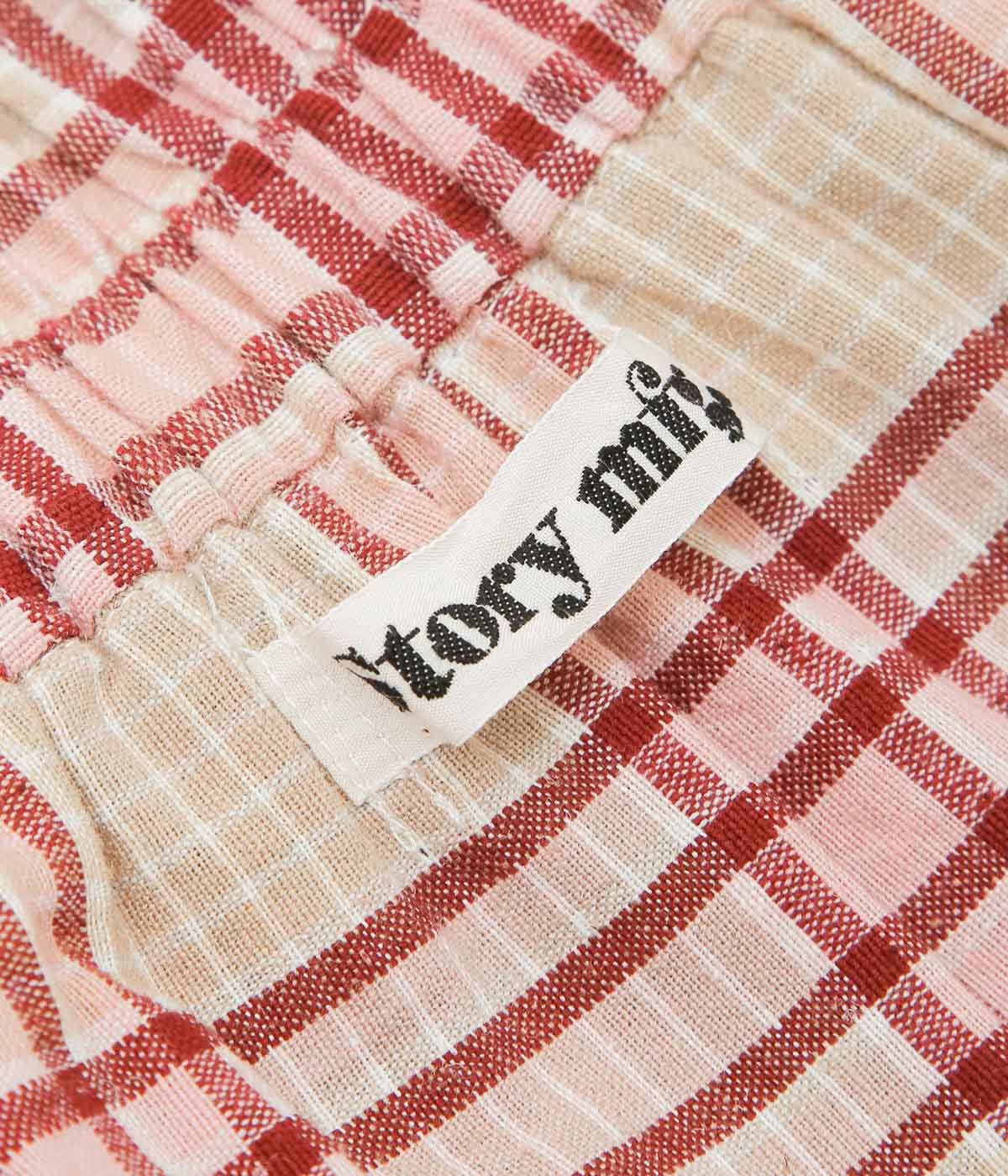 STORY MFG "JUNIPER SKIRT" (FLORA CHECK HANDLOOM)