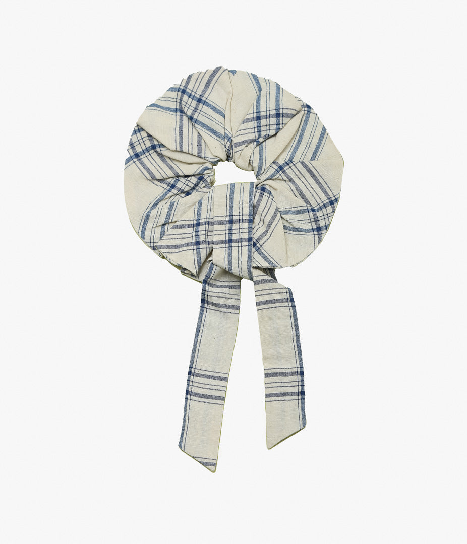 STORY MFG ``SCRUNCHIE'' (FRENCH GINGHAM INTERRUPTED)