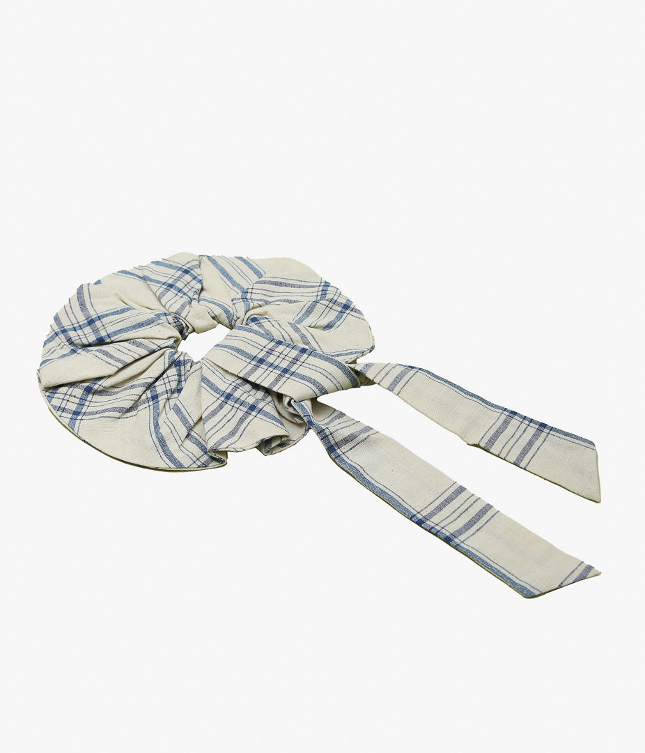 STORY MFG ``SCRUNCHIE'' (FRENCH GINGHAM INTERRUPTED)
