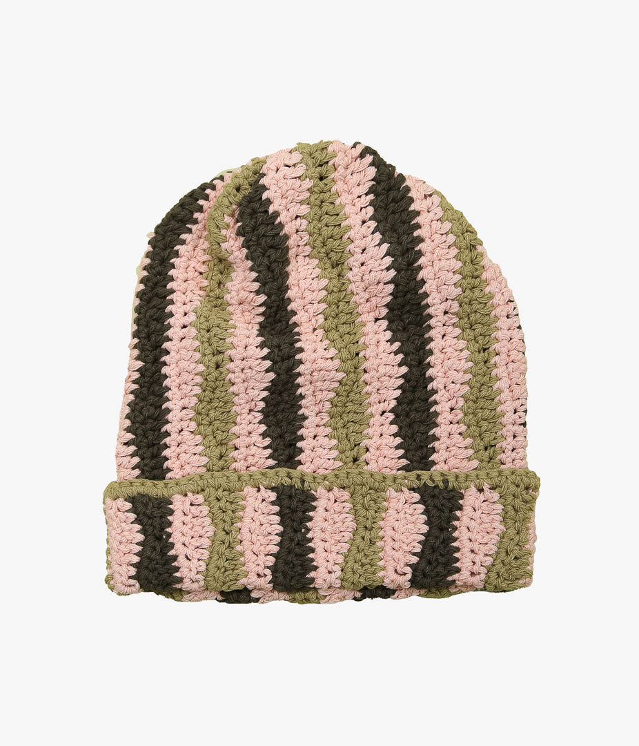 STORY MFG ''SEAWEED BEANIE'' (PINK SEAWEED)