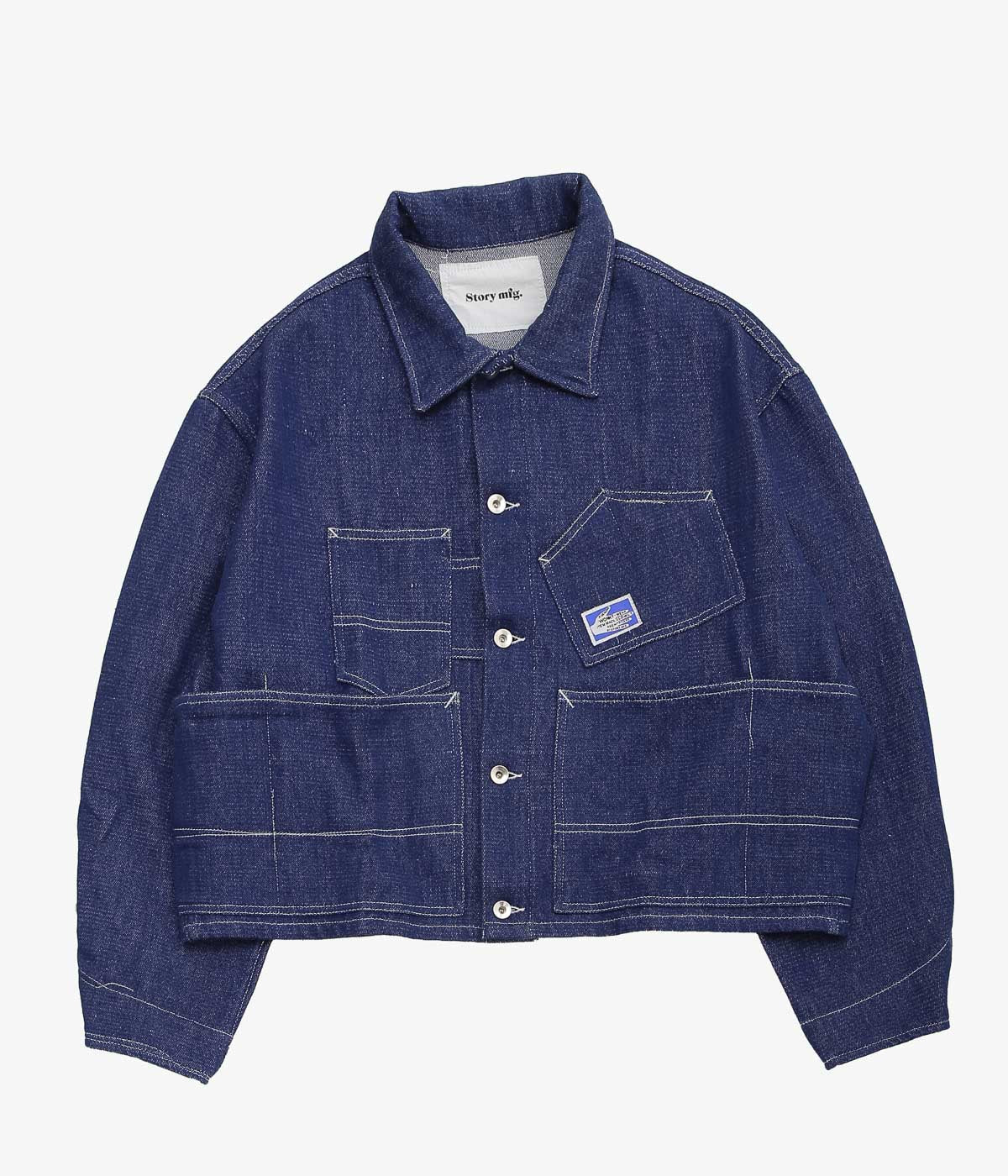 STORY MFG ''STATION JACKET'' (DENIM SELVEDGE HANDLOOM)