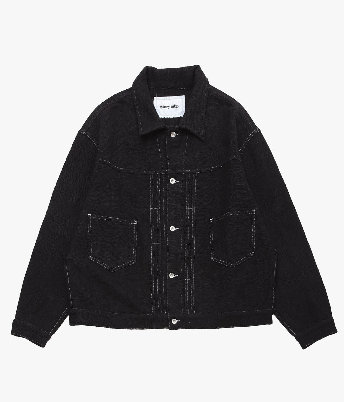 STORY MFG ''SUNDAE JACKET'' (BLACK HANDLOOM) – THE STORE BY MAIDENS