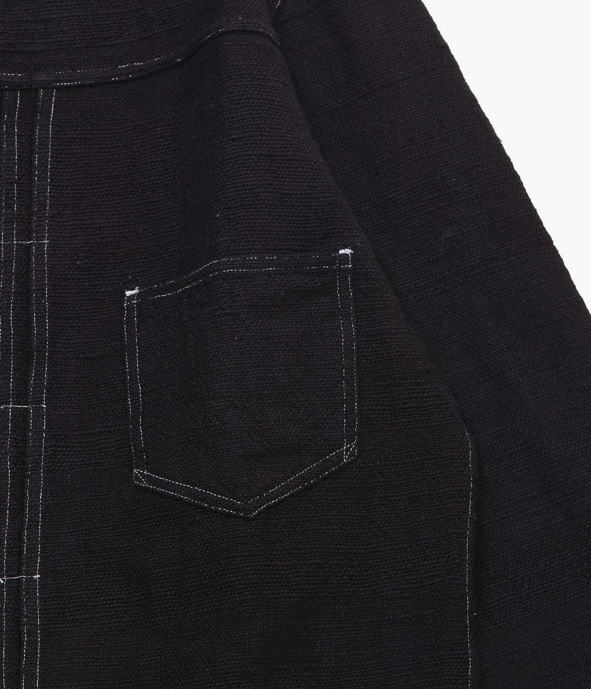 STORY MFG ''SUNDAE JACKET'' (BLACK HANDLOOM)