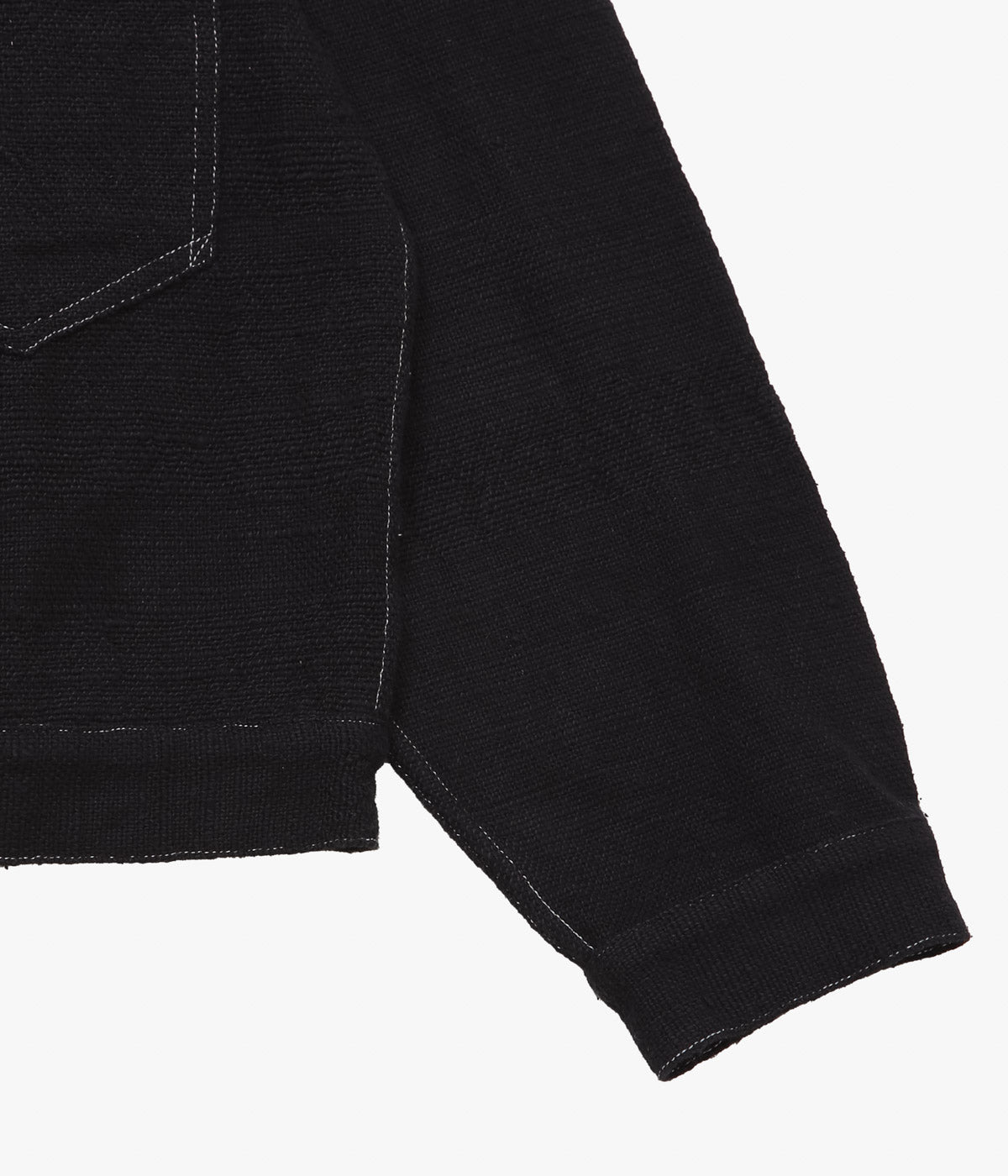 STORY MFG ''SUNDAE JACKET'' (BLACK HANDLOOM)