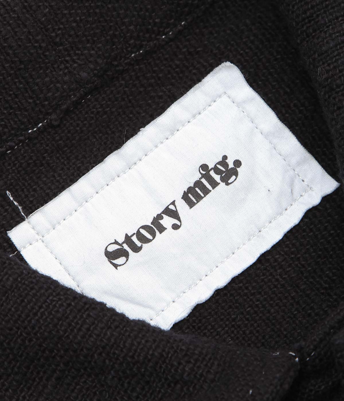 STORY MFG ''SUNDAE JACKET'' (BLACK HANDLOOM)