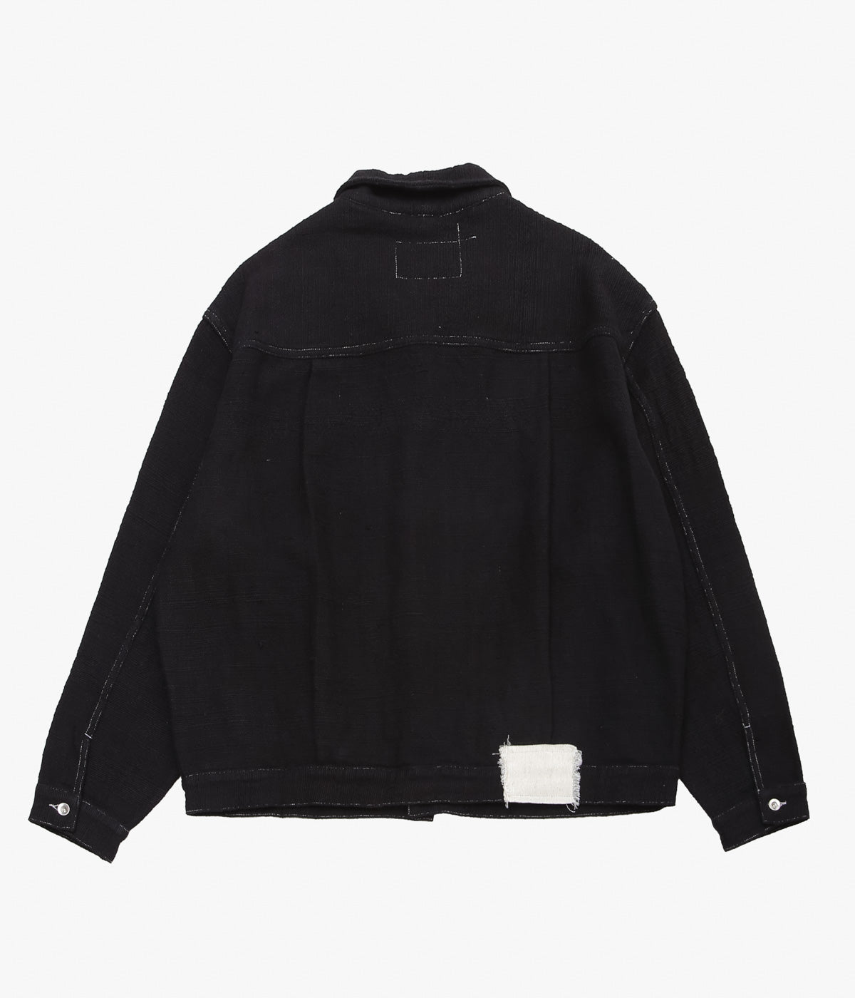 STORY MFG ''SUNDAE JACKET'' (BLACK HANDLOOM)