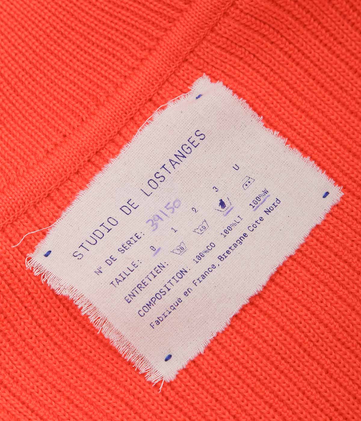 STUDIO DE LOSTANGES ''FUNNEL NECK SWEATER'' (RED)