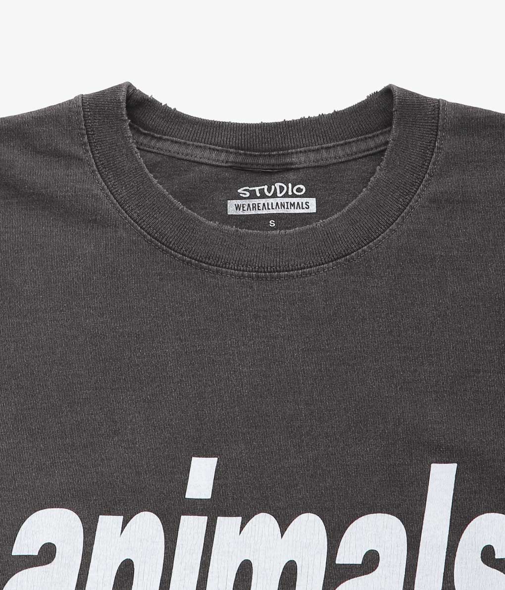 STUDIO WEAREALLANIMALS ''“ANGEL” L/S T-SHIRT” (BLACK)