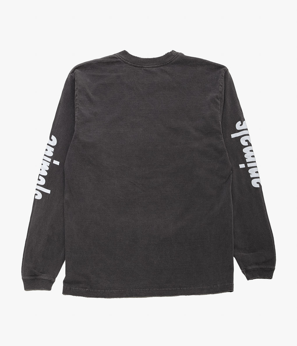 STUDIO WEAREALLANIMALS ''“ANGEL” L/S T-SHIRT” (BLACK)