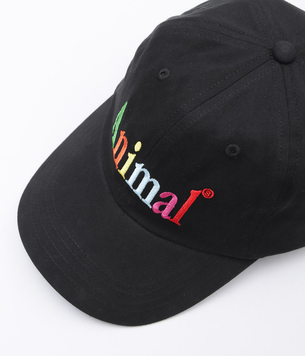 STUDIO WEAREALLANIMALS ''ANIMALS LETTER'' CAP'' (BLACK)