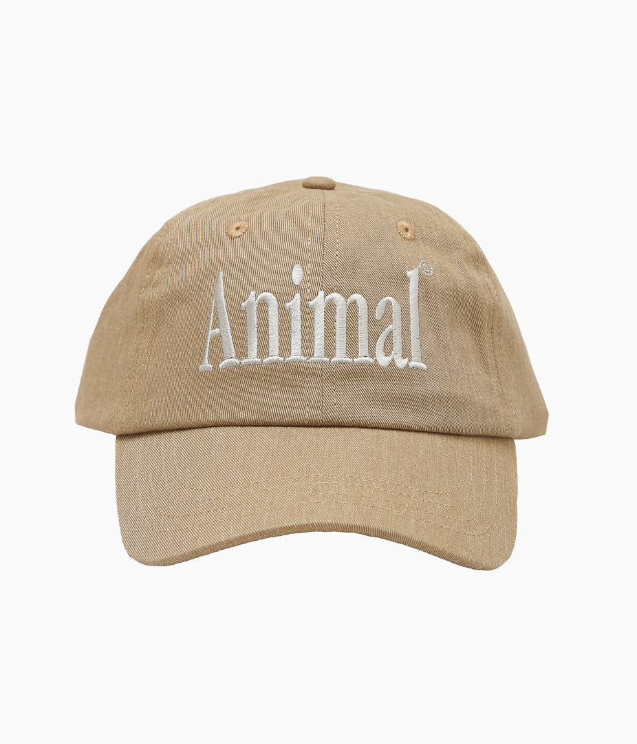 STUDIO WEAREALLANIMALS ''“ANIMALS LETTER” CAP(SLAB)'' (BROWN)