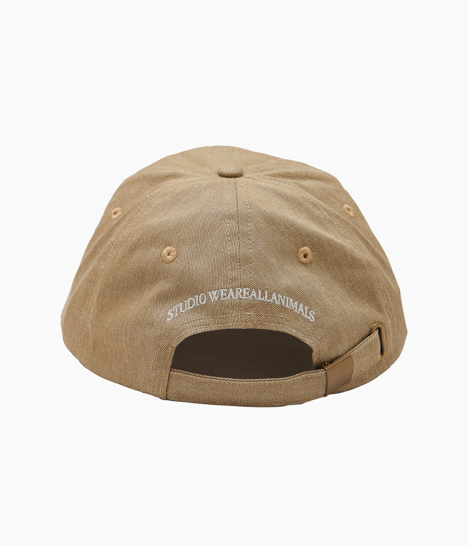 STUDIO WEAREALLANIMALS ''“ANIMALS LETTER” CAP(SLAB)'' (BROWN)
