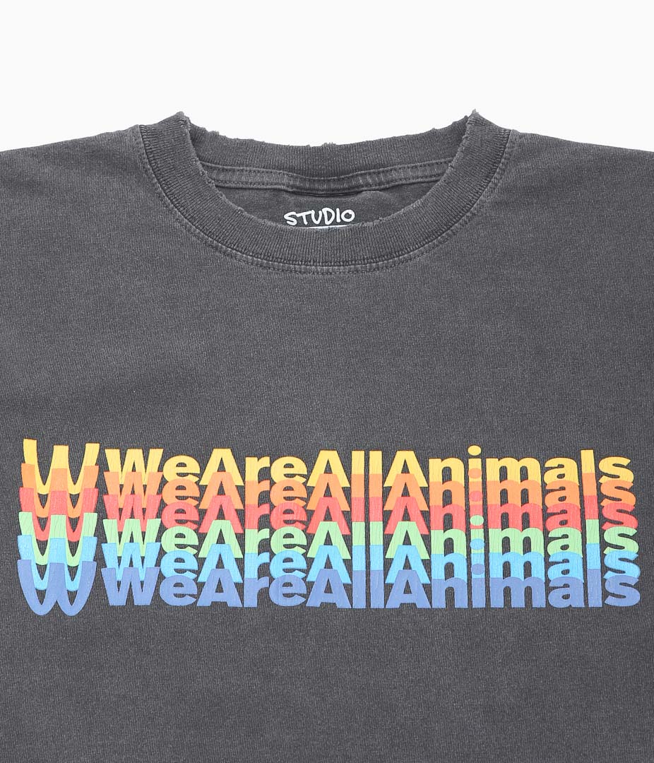 STUDIO WEAREALLANIMALS ''“INVERTED ARCH” S/S T-SHIRT'' (BLACK)