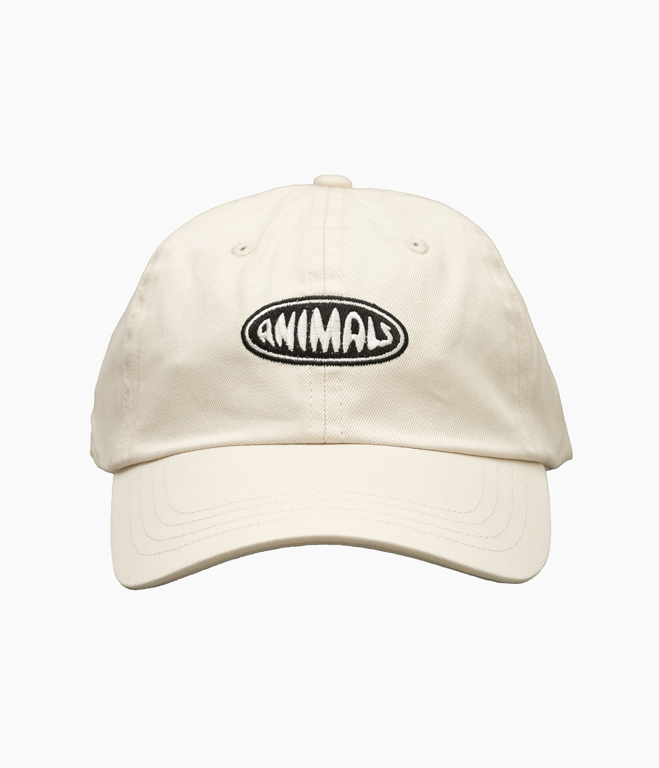 STUDIO WEAREALLANIMALS ''OVAL LOGO" CAP'' (OFF WHITE)