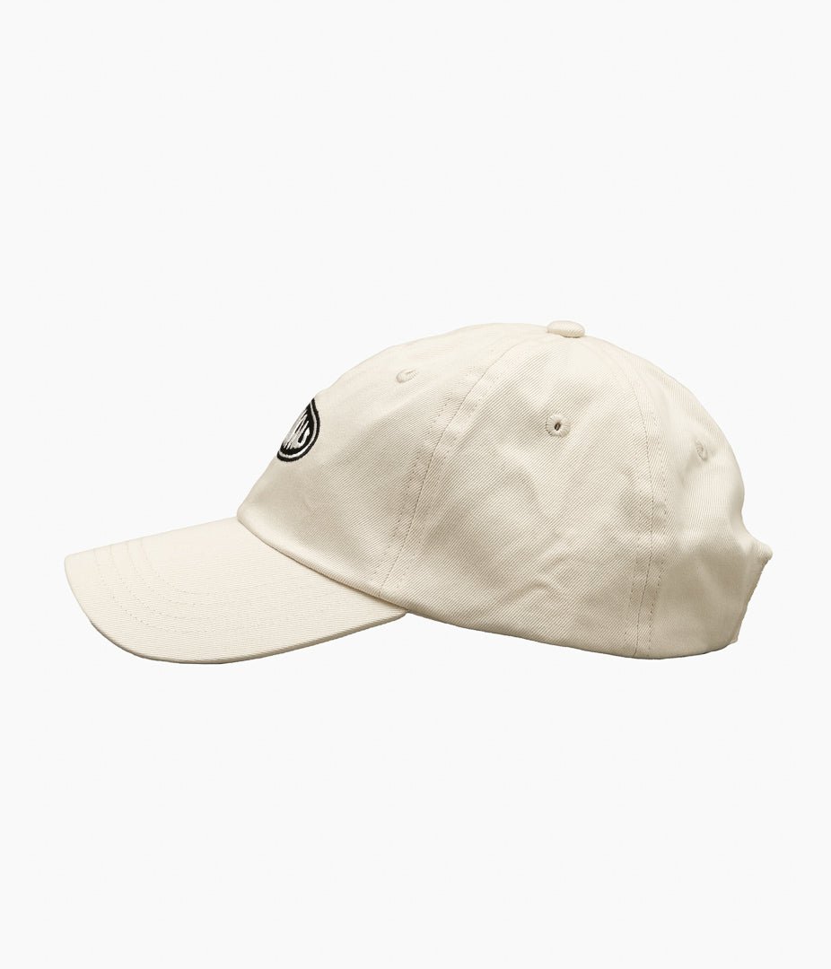 STUDIO WEAREALLANIMALS ''OVAL LOGO" CAP'' (OFF WHITE)