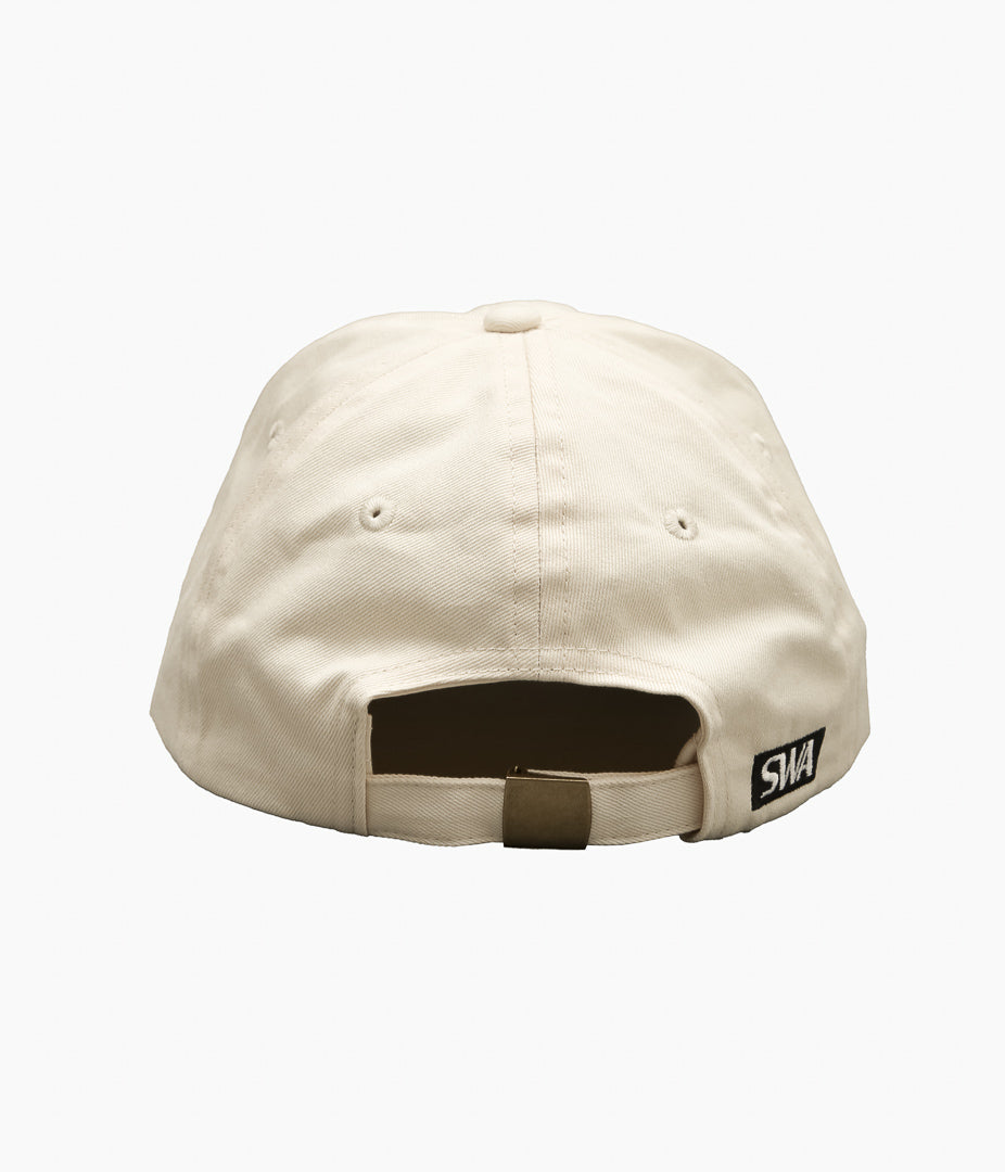 STUDIO WEAREALLANIMALS ''OVAL LOGO" CAP'' (OFF WHITE)