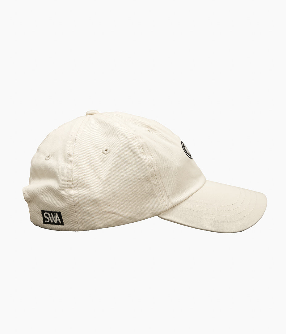 STUDIO WEAREALLANIMALS ''OVAL LOGO" CAP'' (OFF WHITE)
