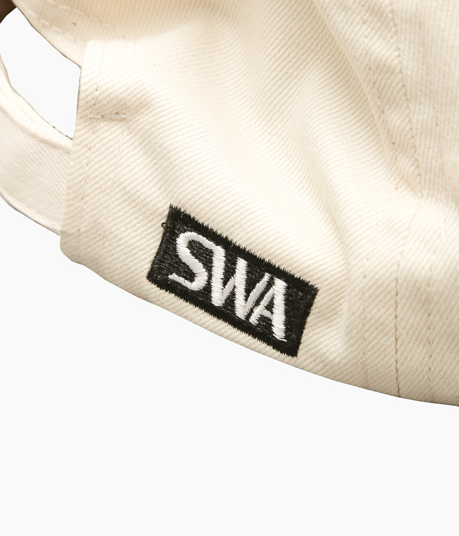 STUDIO WEAREALLANIMALS ''OVAL LOGO" CAP'' (OFF WHITE)