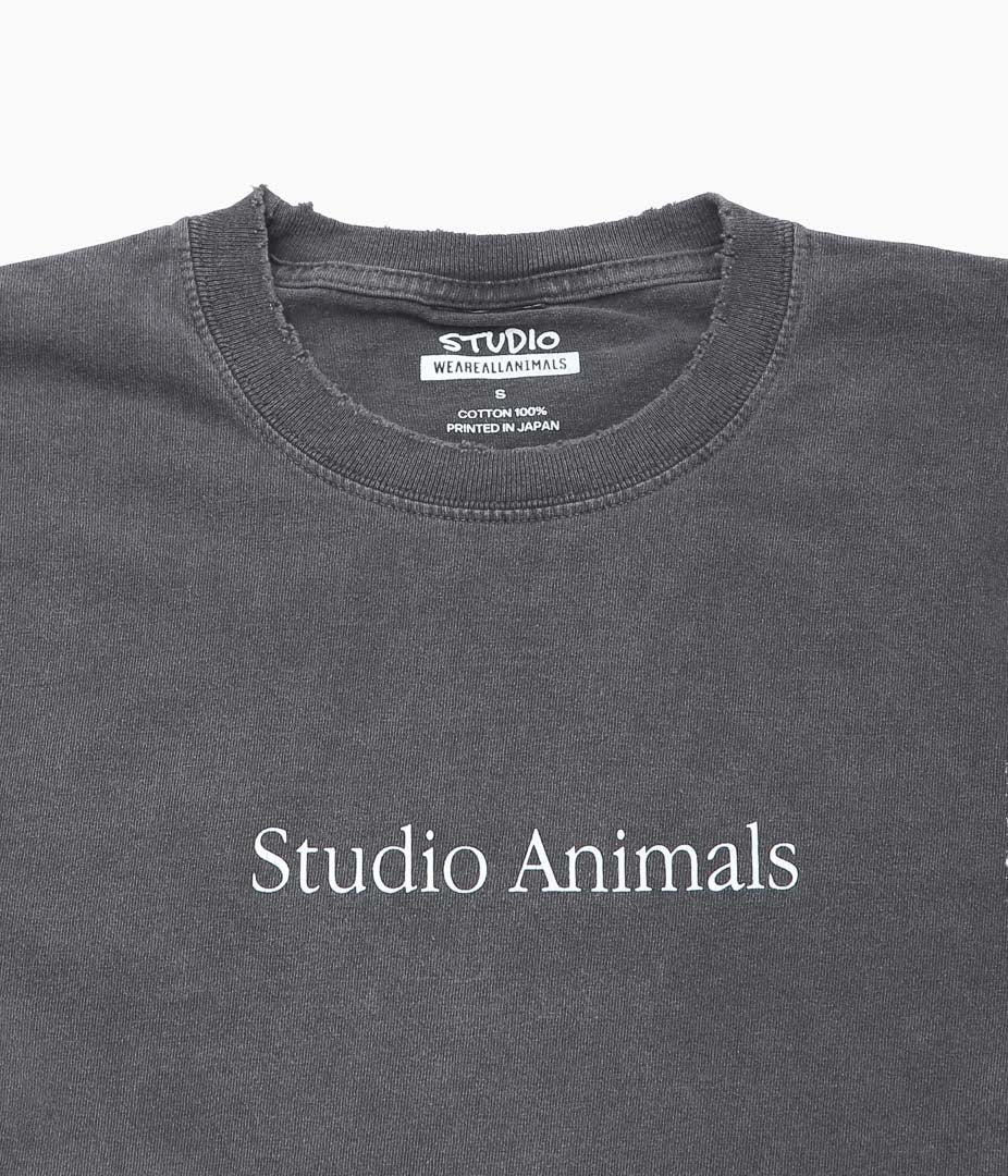 STUDIO WEAREALLANIMALS ''“THINK” S/S T-SHIRT'' (BLACK)