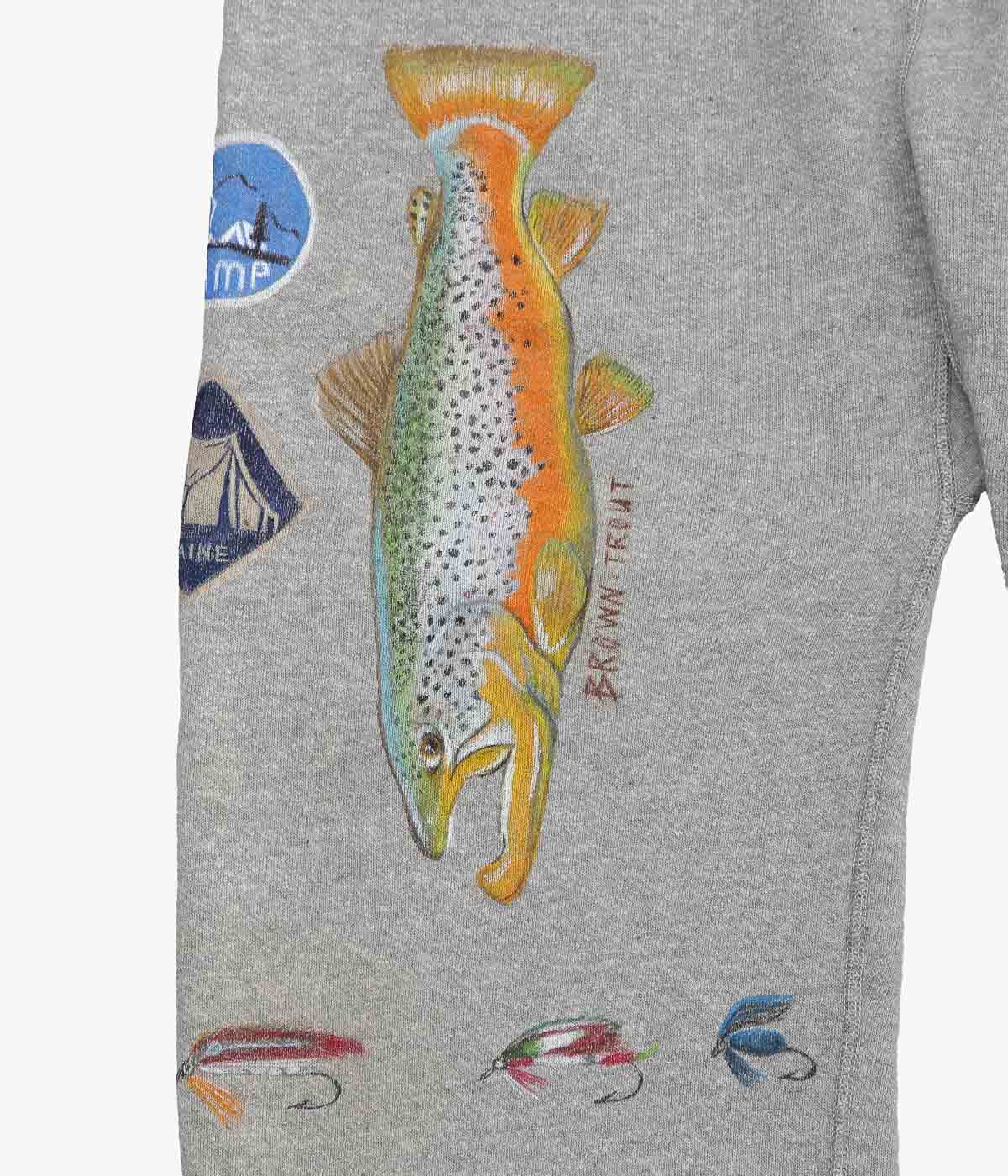 TAKURO NAKAMURA×MAIDENS SHOP ''FISHING AND CAMPING IN MAINE'' (GRAY)