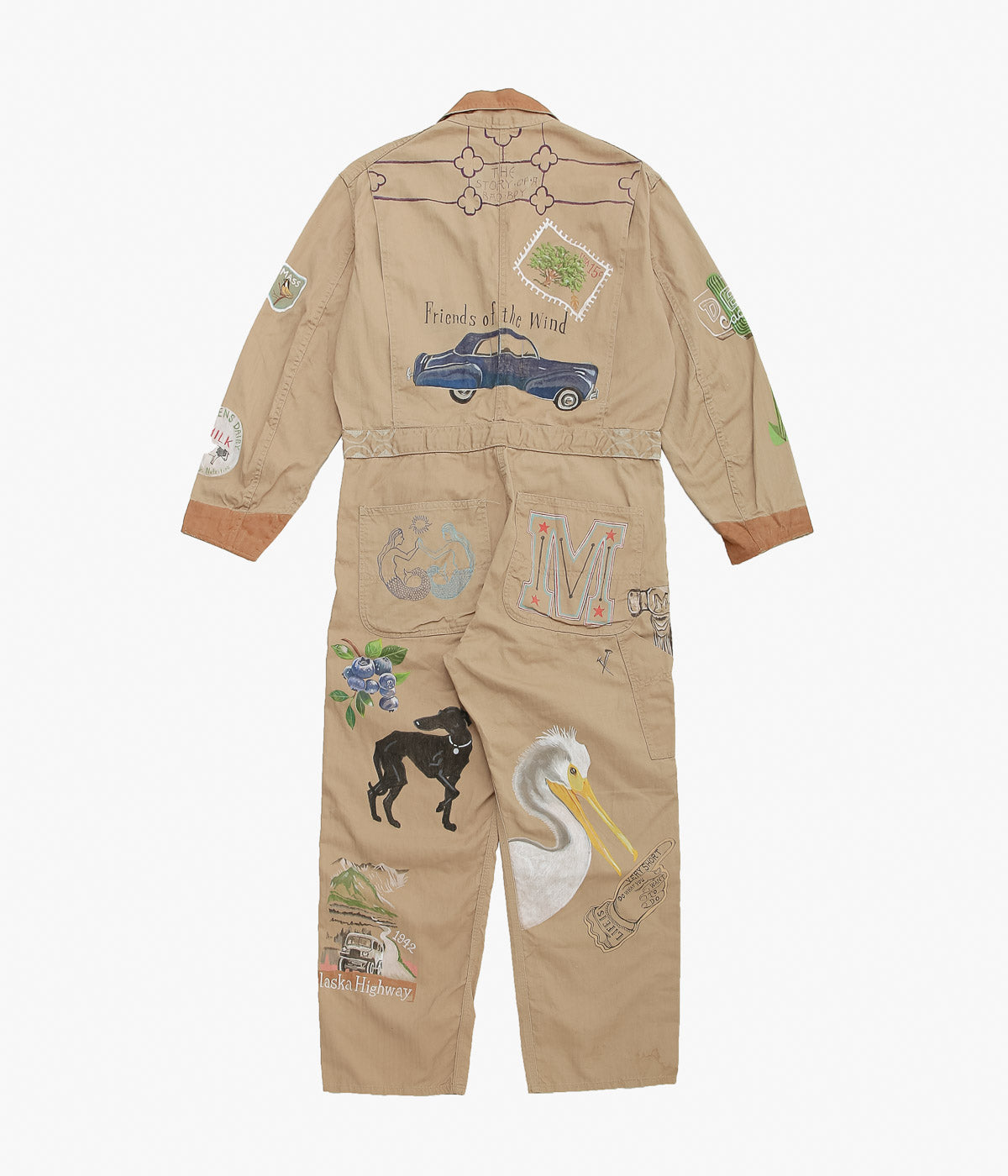 TAKURO NAKAMURA×MAIDENS SHOP ''TRAVELOGUES, U.S.A.'' (BEIGE)