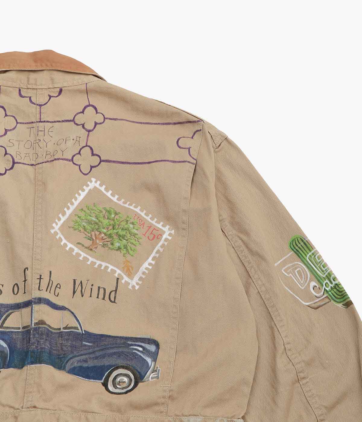 TAKURO NAKAMURA×MAIDENS SHOP ''TRAVELOGUES, U.S.A.'' (BEIGE)