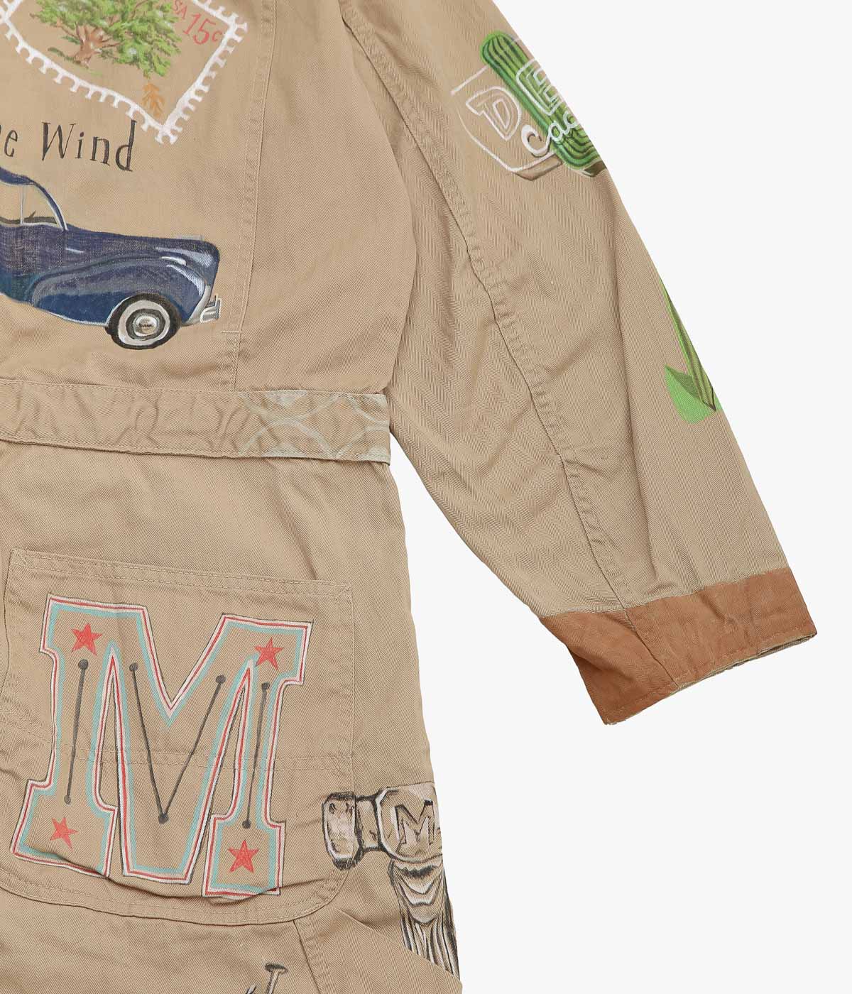 TAKURO NAKAMURA×MAIDENS SHOP ''TRAVELOGUES, U.S.A.'' (BEIGE)