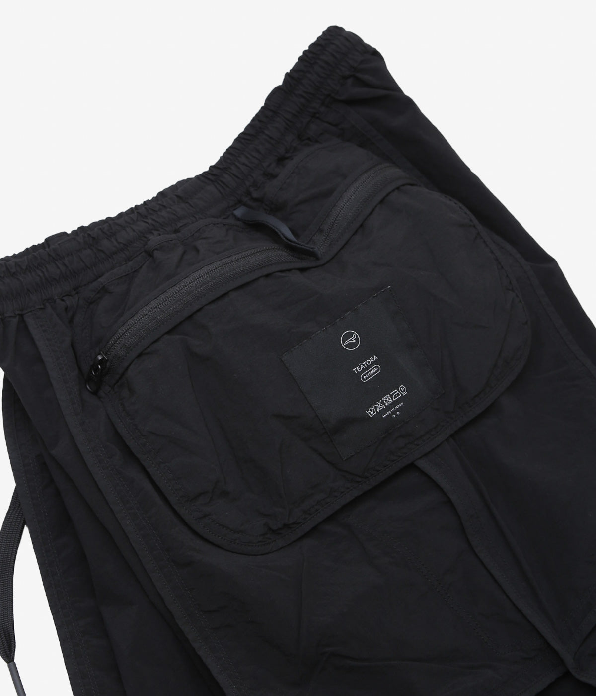 TEATORA ''WALLET PANTS RESORT P'' (BLACK)