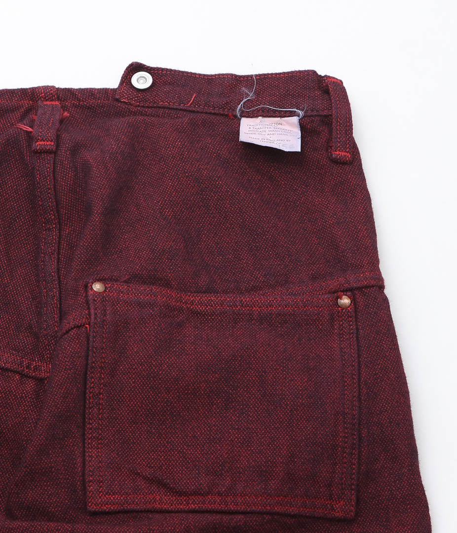 TENDER CO. ''SPLIT BACK JEANS'' (ROYAL MAIL RED)