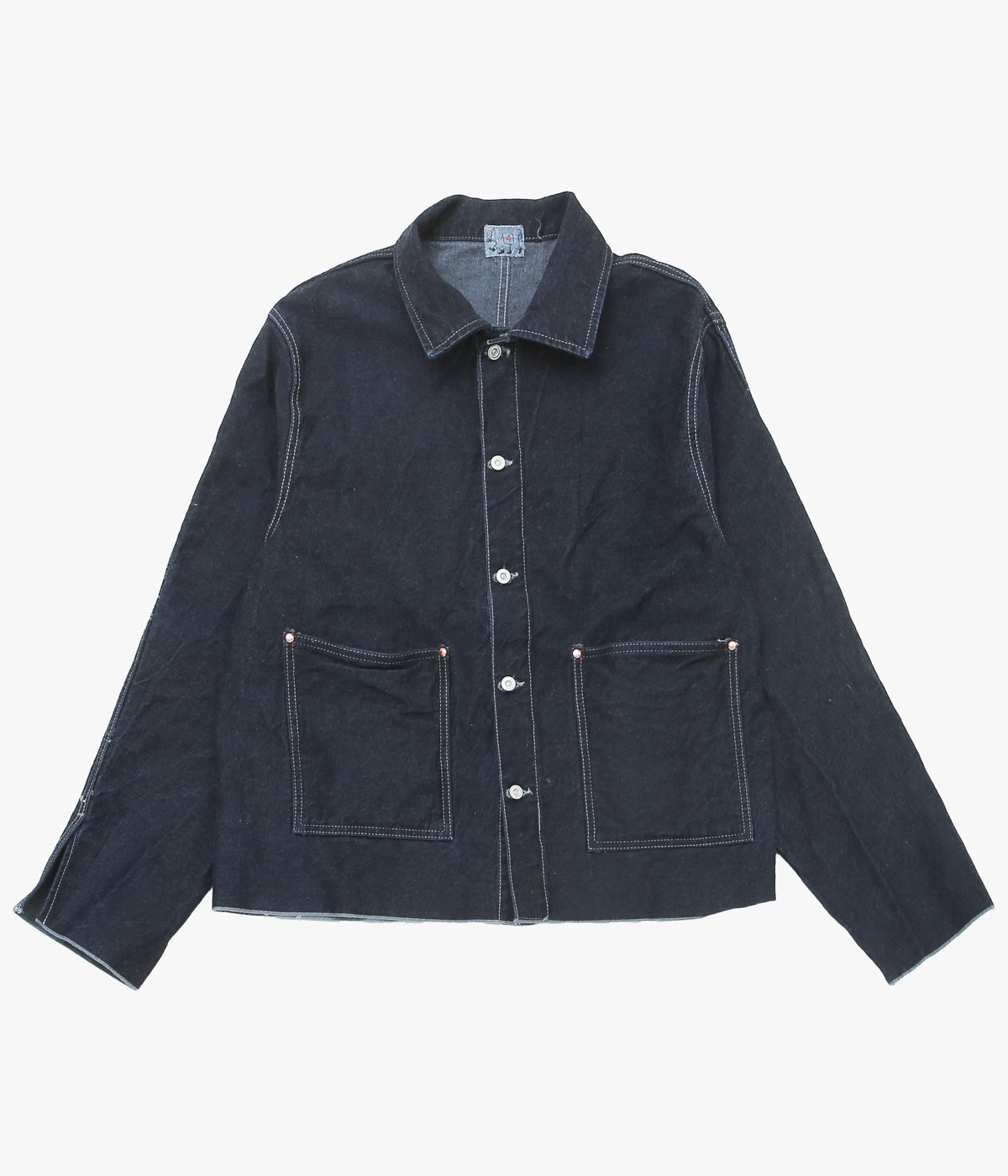 新品　希少　TENDER CO デニムジャケット　イギリス製 TENDER CO. ''TYPE 904｜CROSS CUT JEANS JACKET'' (GREY LOGWOOD