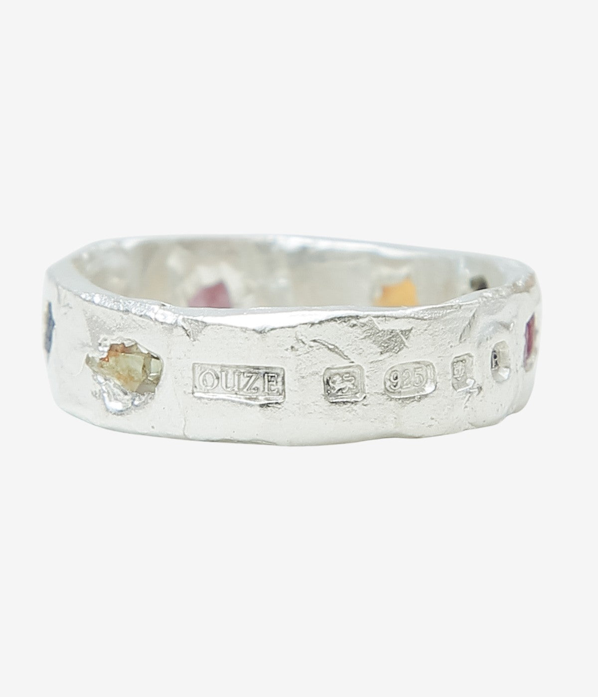 THE OUZE ''MULTI SAPPHIRE SCATTER BAND'' (MULTI SAPPHIRE)