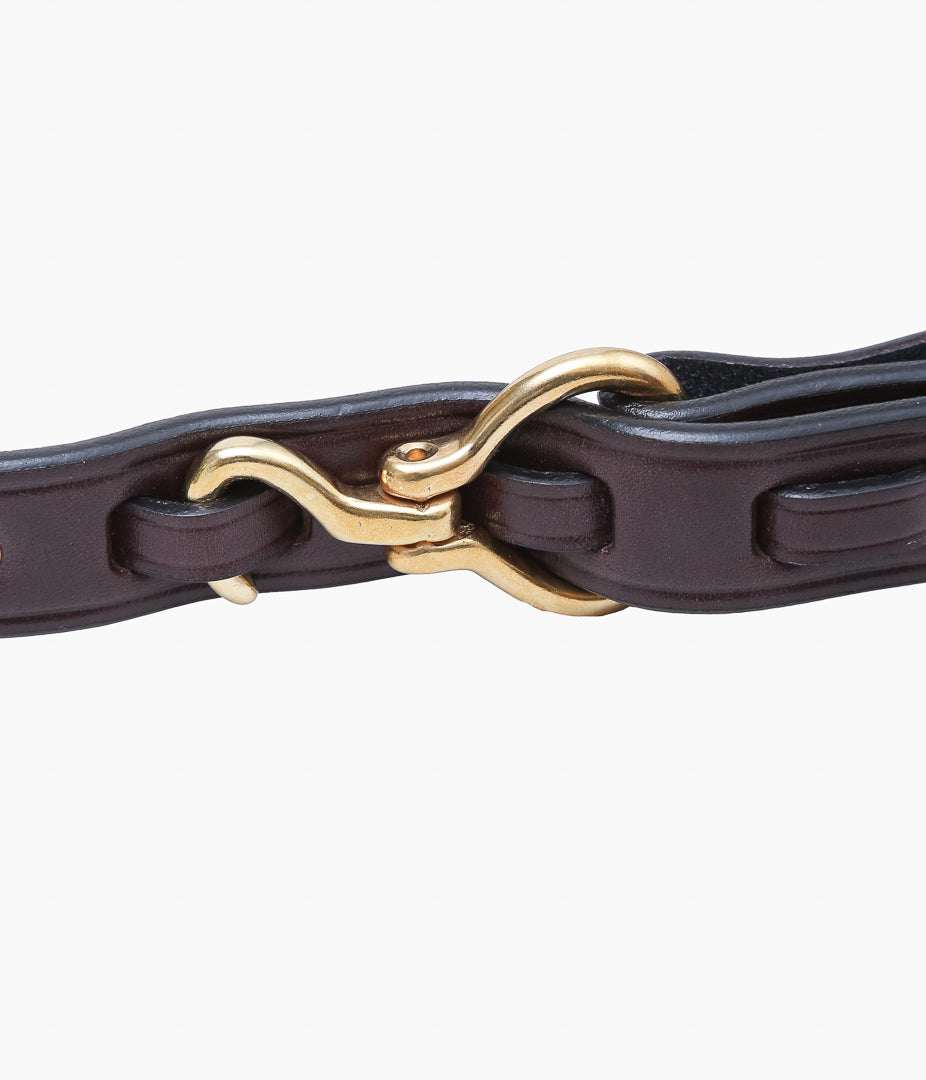 TORY LEATHER ''2665 MINI HOOF PICK BELT'' (HAVANA/BRASS)