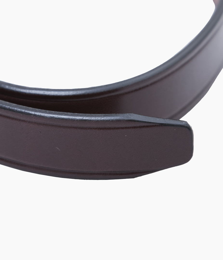 TORY LEATHER ''2665 MINI HOOF PICK BELT'' (HAVANA/BRASS)