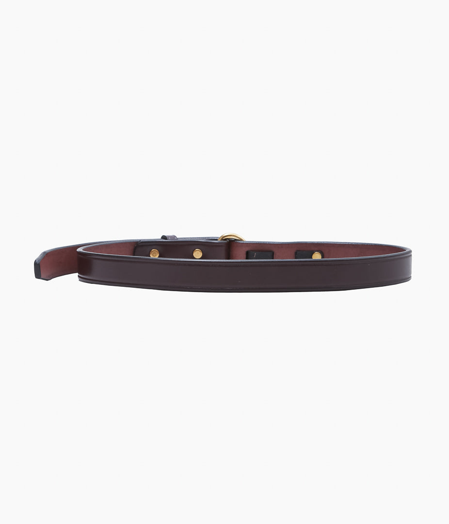 TORY LEATHER ''2665 MINI HOOF PICK BELT'' (HAVANA/BRASS)