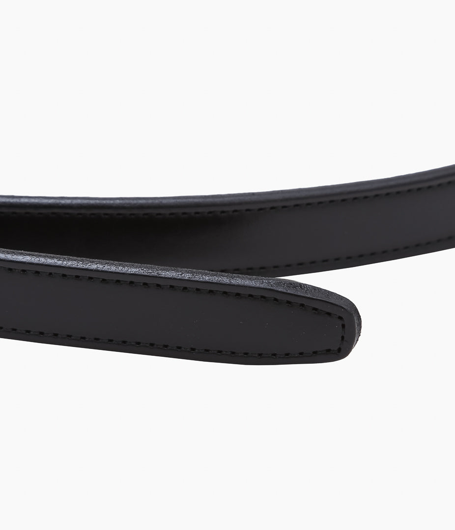 TORY LEATHER ''3023 EQUESTRAIN INSPIRED LONG BELT'' (BLACK)