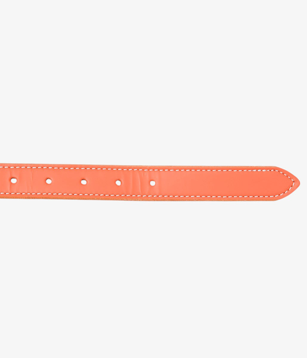 TORY LEATHER ''3127 STIRRUP LEATHER BUCKLE BELT'' (ORANGE)