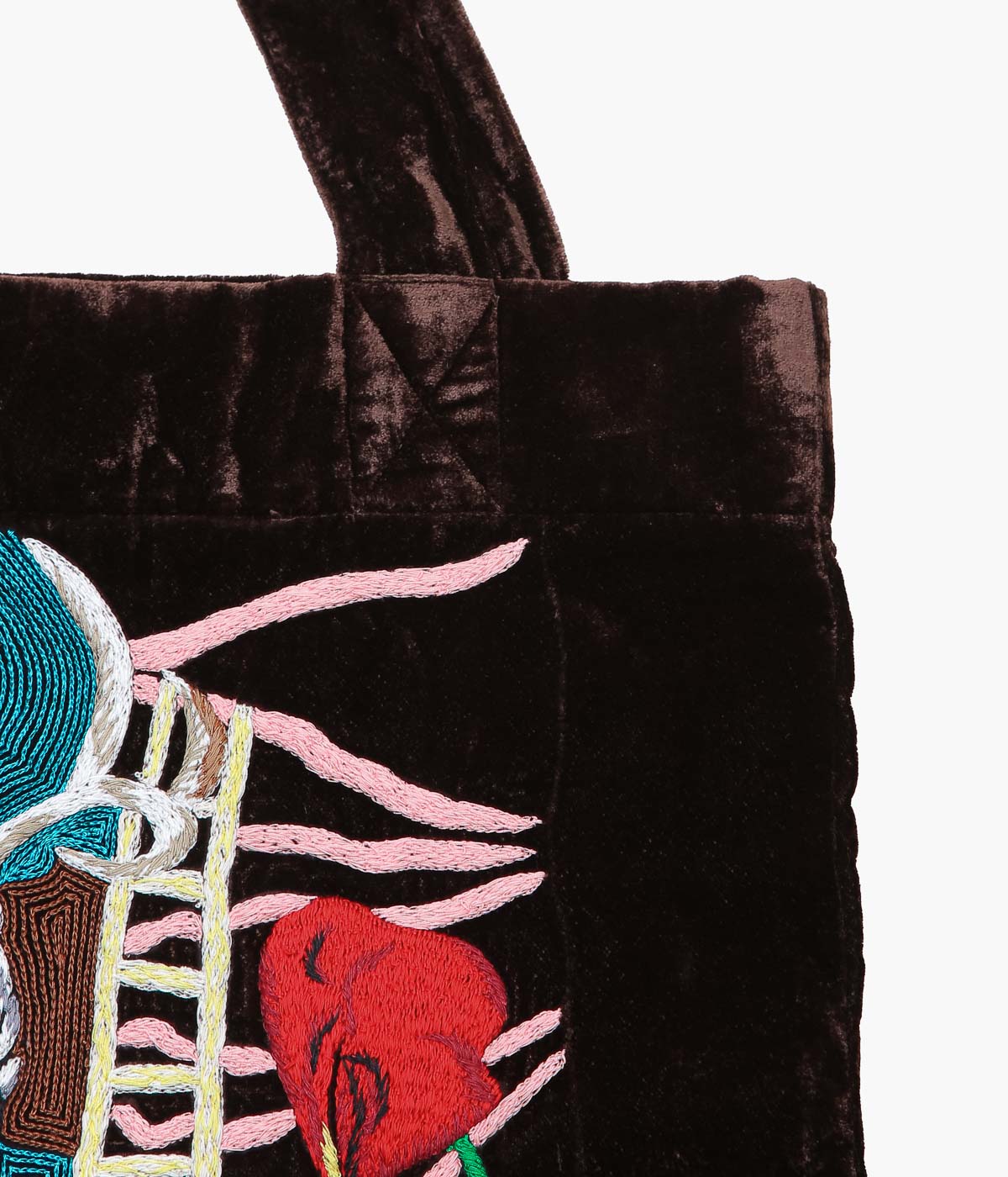 TRIBU-TO ''TOTE BAG NEW MEXICO'' (DARK BROWN)