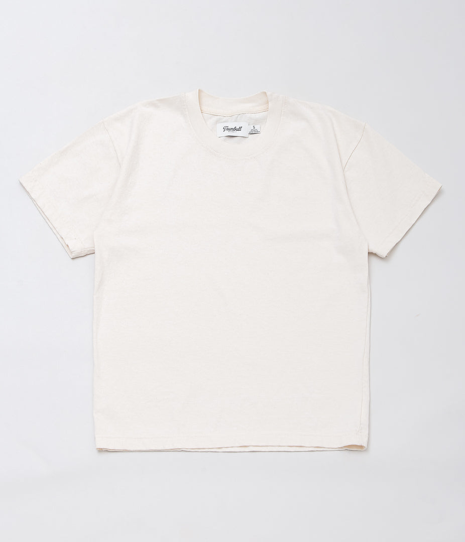 TRUMBULL ''7oz CLASSIS FIT TEE'' (IVORY)
