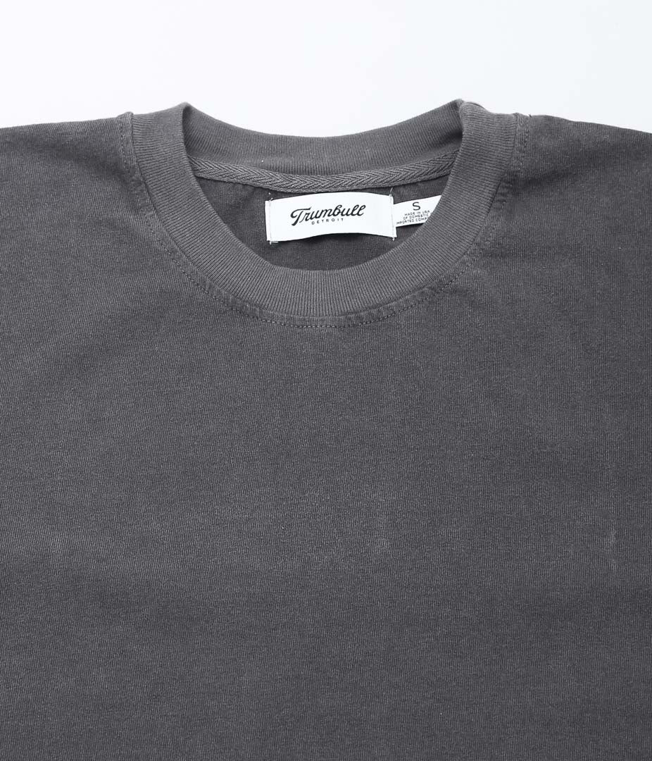 TRUMBULL ''7oz CLASSIS FIT TEE'' (PIGMENT BLACK)