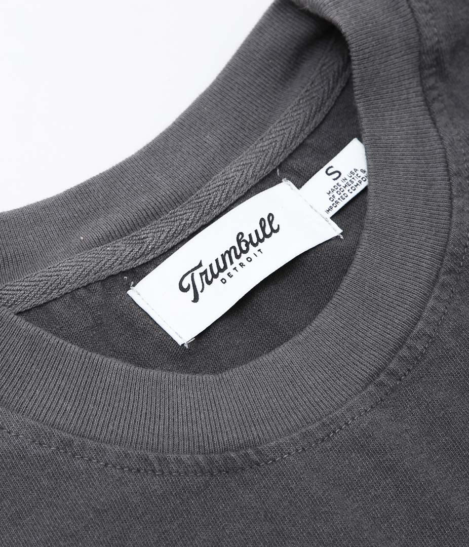 TRUMBULL ''7oz CLASSIS FIT TEE'' (PIGMENT BLACK)