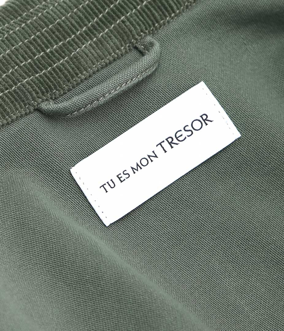 TU ES MON TRESOR ''MOONSTONE JACKET'' (OLIVE)
