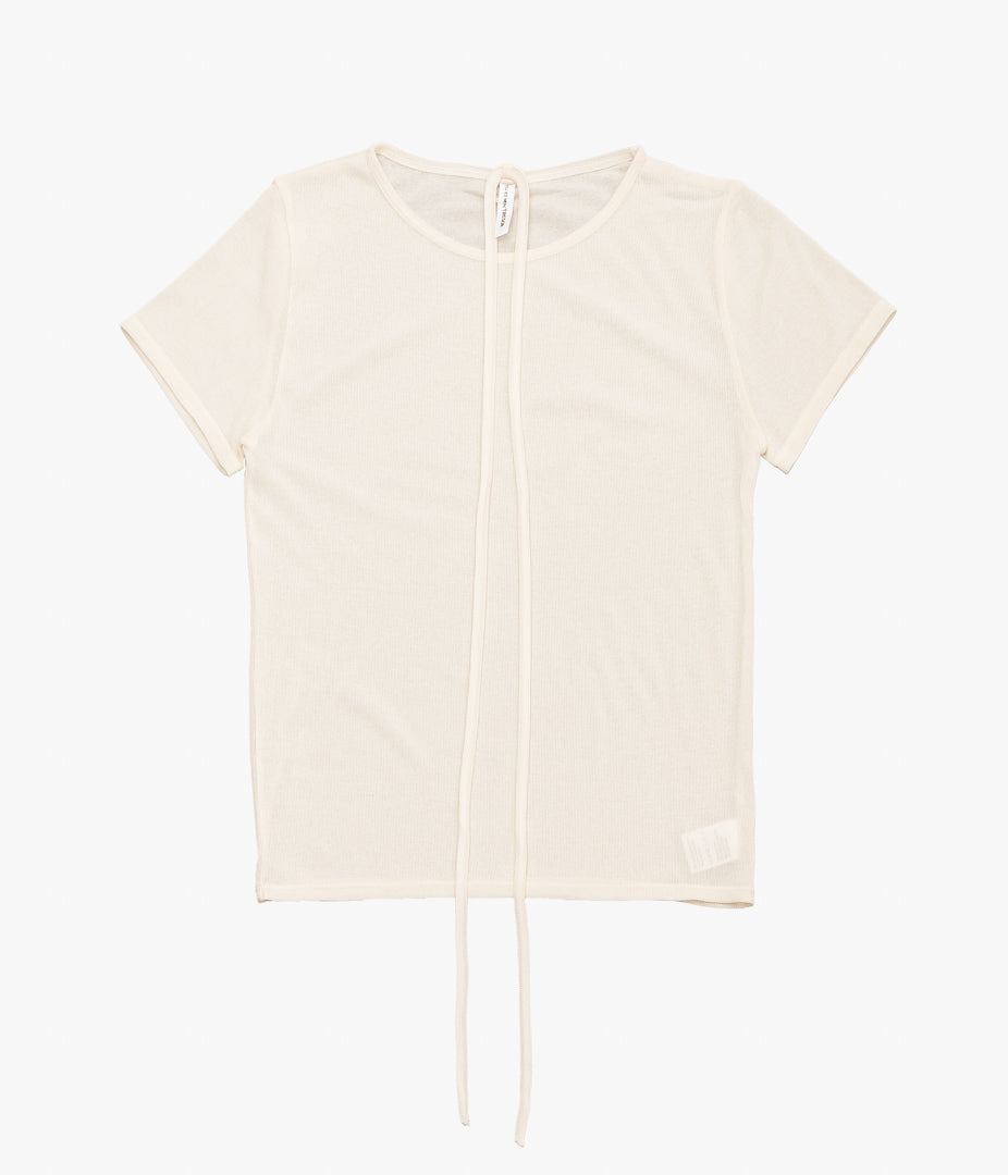 TU ES MON TRESOR ''CHOKER T-SHIRT'' (IVORY)