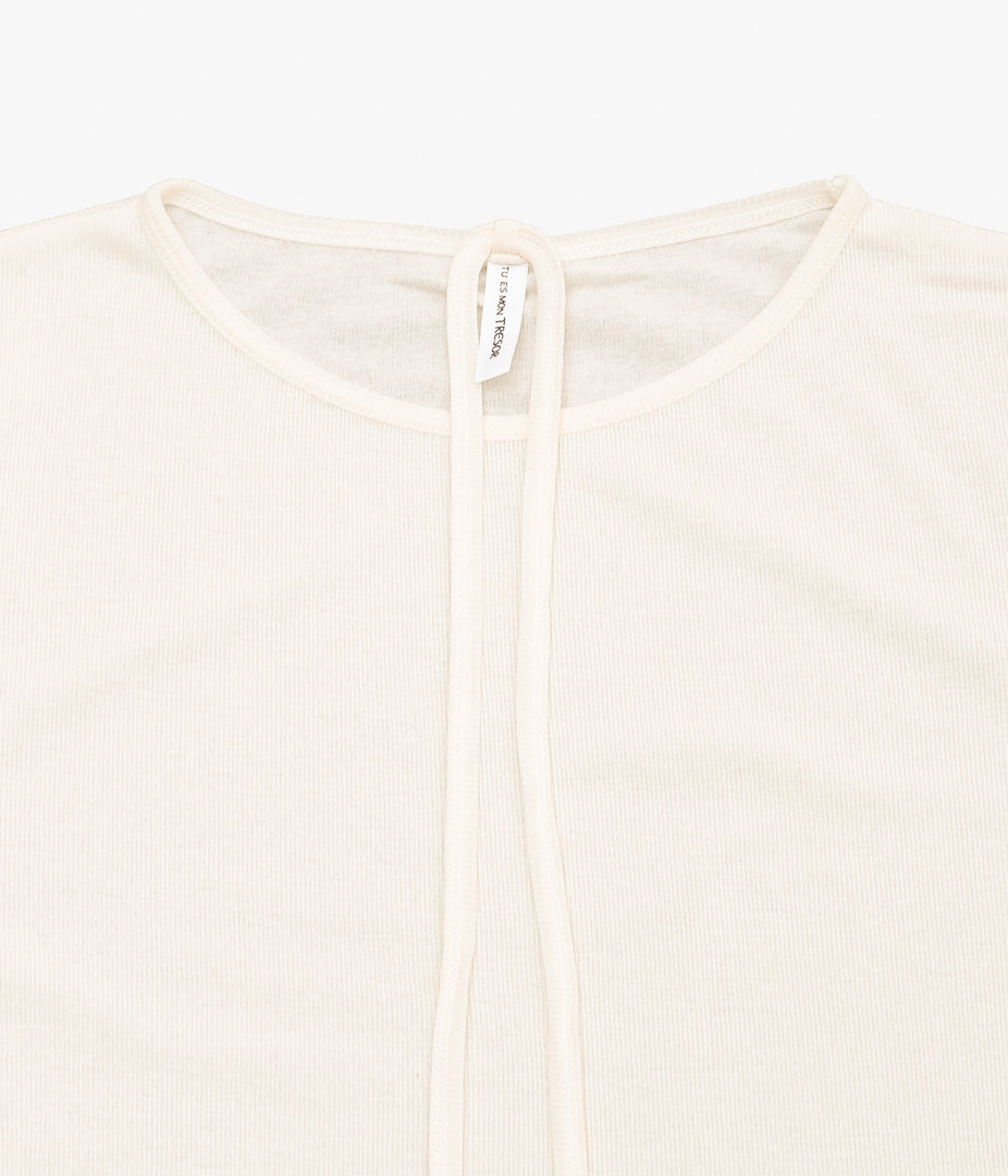 TU ES MON TRESOR ''CHOKER T-SHIRT'' (IVORY)