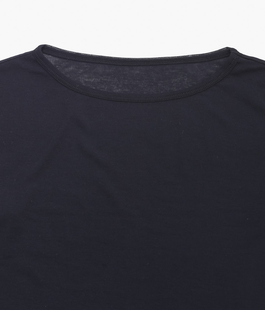 TU ES MON TRESOR ''CREW NECK CROPPED TOP'' (BLACK)