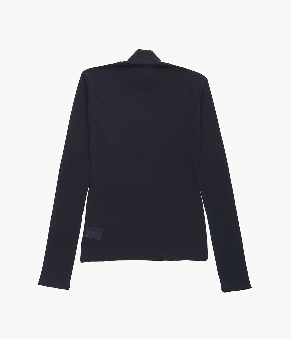 TU ES MON TRESOR ''HIGH NECK TOP'' (BLACK)