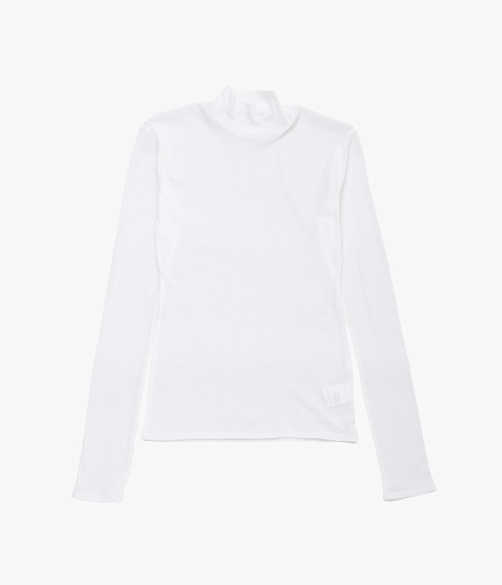 TU ES MON TRESOR ''HIGH NECK TOP'' (WHITE)